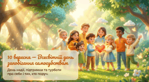 😊СУЧАСНА анімована презентація на 57 слайдів🤝"10 вересня — Всесвітнього дня запобігання самогубствам"🎨
