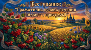 Граматична основа речення (підмет і присудок)