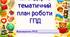 КТП ГПД 1-4 клас І семестр 2026/2027 н.р.