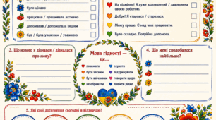Аркуш саморефлексії «Мова гідності»