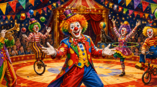🎈🎪 1 серпня 🥰🎈Міжнародний день клоуна 😊🤡🎈🎭