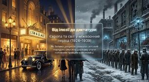 Презентація «Виклики міжвоєнного часу: від крихкої стабілізації до великого краху (1920–1930-ті роки)»