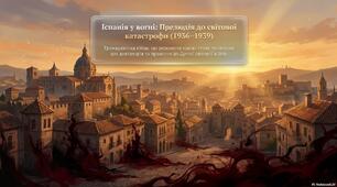 Презентація «Громадянська війна в Іспанії (1936–1939 рр.): репетиція Другої світової війни та крах демократії»