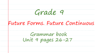 Prepare 9. Unit 9. Future forms. Future Continuous