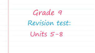 Prepare 9. Revision Test 2 (Units 5-8)