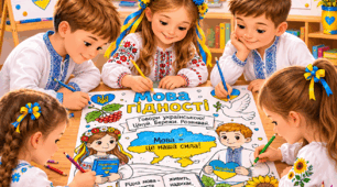Мова гідності. Велика розмальовка. Командна робота