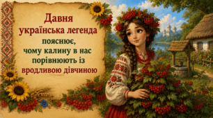 Давня українська легенда пояснює, чому калину в нас порівнюють із вродливою дівчиною