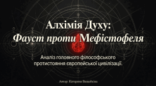 Алхімія духу: Фауст проти Мефістофеля
