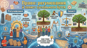 Право: регулювання й захист суспільного буття
