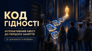Інтерактивний квест «Код гідності» до першого заняття «Мова гідності» | Для школи та коледжу