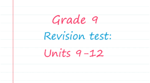 Prepare 9. Revision Test 3 (Units 9-12)