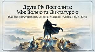 Презентація «Відновлення польської державності та становлення Другої Речі Посполитої (1918–1939 рр.): від демократії до режиму "санації"»