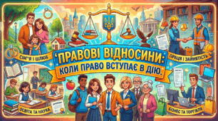 Правові відносини: коли право вступає в дію.
