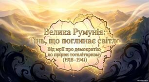 Презентація «Румунія у міжвоєнний період (1918–1939 рр.): від Великої Румунії до королівської диктатури та режиму Йона Антонеску»