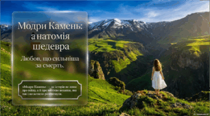 Презентація до новели  Олеся Гончара «Модри камень».