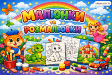 🌈✨✨Розмальовки та малюнки✨✨✨🌟🧚‍♀️✨
