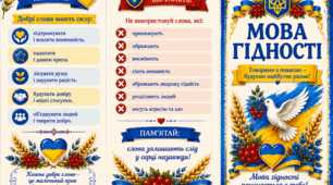 Пам'ятка «Мова гідності» для учнів