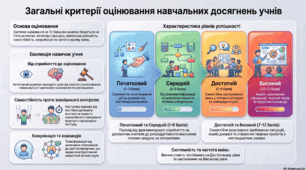 Презентація "Система та загальні критерії оцінювання результатів навчання учнів"