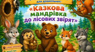Інтерактивна казка для дошкільнят: «Казкова мандрівка до лісових звірят»