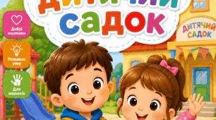 Адаптаційна розмальовка "Моє знайомство з дитячим садком"