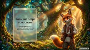🐺Іван Франко "Коли ще звірі говорили" | Презентація про збірку казок Івана Франка