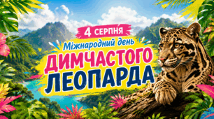 🐅☀️4 серпня 🌎🐅Міжнародний день димчастого леопарда🐅🐅🐅