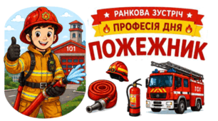 Ранкова зустріч. Професія дня - ПОЖЕЖНИК