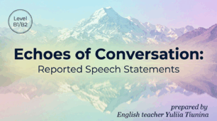 "Echoes of Conversation: Reported Speech Statements"