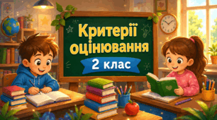 2 клас Критерії оцінювання по предметах