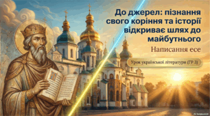 ГР 3. Написання есе.   «До джерел: пізнання свого коріння та історії відкриває шлях до майбутнього»