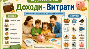 Дидактична гра "Доходи- Витрати"