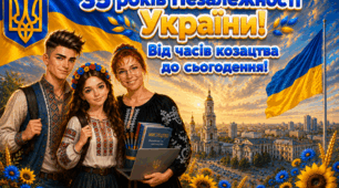 "35 років Незалежності України! Від часів козацтва до сьогодення!" Виховний захід до Дня Незалежності України.