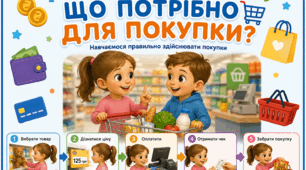 дидактична гра "Що потрібно для покупки"