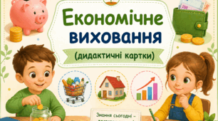 Демонстраційні картки з соціально-фінансової освіти.