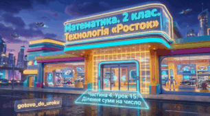 Урок 15. Частина 4. «Множення і ділення круглих чисел». Математика. 2 клас. Технологія «Росток»