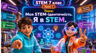 7 клас STEM Урок 1  Моя STEM-ідентичність. Я в STEM.  Презентація+Робочий аркуш+Емоційний криголам+вікторина+шаблон STEM-календаря