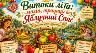 Витоки літа : магія традиції та Яблучний Спас. Презентація, інфографіка, робочий аркуш.