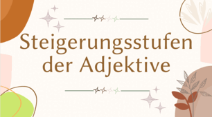 Steigerungstufen der Adjektive | Повний комплект теорії, правил, винятків та великої кількості практичних вправ | 6-11 класи, (A1–A2) | PDF + Canva | 19 слайдів