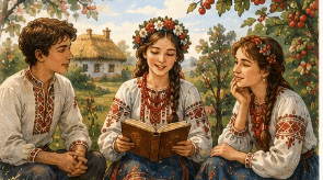 Рефлексивна картка та картка емоційного налаштування до уроку " «Цвіте терен, цвіте терен», «Сонце низенько» (на вибір), «Ой під вишнею, під черешнею». Виразне читання родинно- побутових пісень"