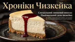 30 липня Національний день чизкейка