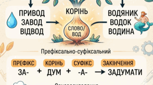 Навчальний постер  «Словотворення »