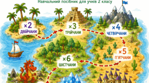 Подорож Країною Множення. Навчальний посібник-квест для учнів 2 класу