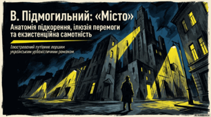 Аналіз роману «Місто» Валер’яна Підмогильного