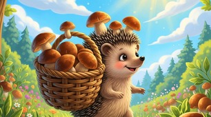 Поспішав їжак до хатки... Оксана Козак 