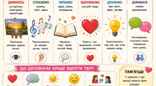 Постер «Емоційне сприйняття мистецьких творів»