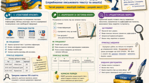 Сучасні прийоми аналізу тексту та читання: «Текстовий кросфіт», «Маркування INSERT» та «Редакторське бюро»