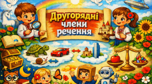 Другорядні члени речення. Порівняльний зворот (В1)