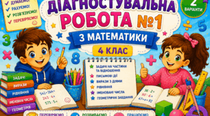 Урок 13. Діагностувальна робота 1. Математика. За підручником Н. Будни