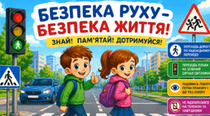 Безпека дорожнього руху. Презетація, інфографіка, робочий аркуш.