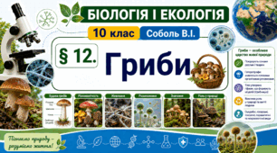 Гриби. Презентація, інфографіка, робочий аркуш